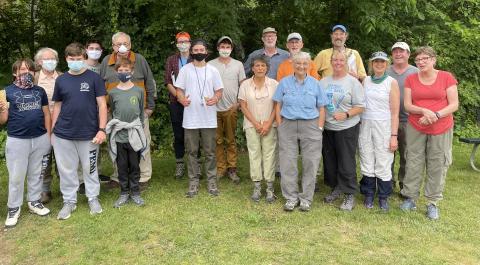Butterfly count volunteers the Moosescoops Tally Rally